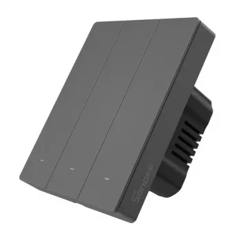 Interruttore a parete smart Wi-Fi Sonoff M5-3C-80 – 3 vie, interruttore smart da parete, modello M5-3C-80