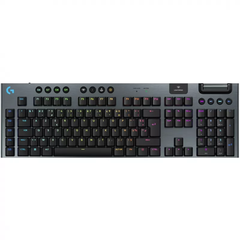 Logitech G G915 X LIGHTSPEED Tastiera Gaming USB RF Wireless Bluetooth AZERTY Francese Nero
