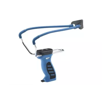 Fionda MAN KUNG SL8 MK-SL08 — 150 lb di trazione, tecnopolimero, blu, impugnatura ergonomica