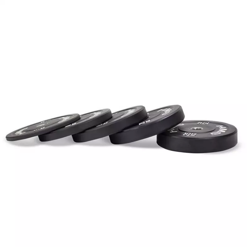 HMS Fitness BBR15 1 pz. disco per bilanciere olimpico rivestito in gomma