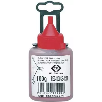 Gessetto in polvere c.k tools T3521R 100 — gessetto marcatore rosso, 100 g