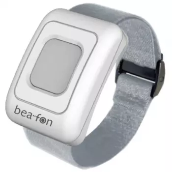 Bea-fon ML10 LTE (telefono da tavolo 4G) bianco con bracciale SOS