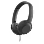 Headset Philips TPV UH 201 BK con filo ad archetto chiamate/musica nero