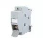 Metz Connect REGplus IP20 C6A Modulo 180°M - Presa di connessione DIN per montaggio su guida DIN - RJ-45 - Grigio chiaro (130B117003-E)