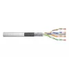 Cavo di rete Digitus CAT 6 SF/UTP Twisted Pair patch cable Rohware 305 m grigio