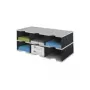 Contenitore per documenti styrodoc trio in polistirene nero - grigio (268-0322.98)