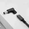 Akyga AK-ND-C08 adattatore di ricarica USB-C a DC 7,4 x 5,0 mm + pin per notebook, 18,5-20 V, 100 W, per Dell