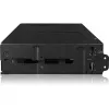 Case per drive Icy Dock MB902SPR-B R1 nero 2,5 pollici SATA