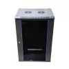 Armadio a parete Extralink Rackmount cabinet 15U 600x450 nero con serratura a chiave e guide rack
