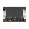 Patch panel DELOCK mini desktop RJ45 6 porte Cat.6A schermato, metallo, nero, 80×22×125 mm