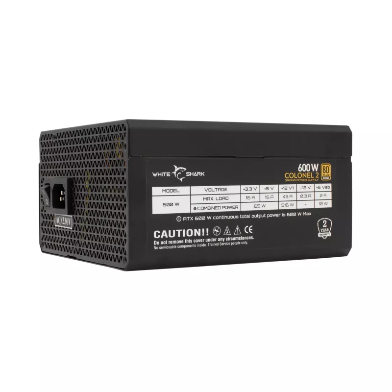Alimentatore White Shark GPSU-B600S Colonel-2 600W