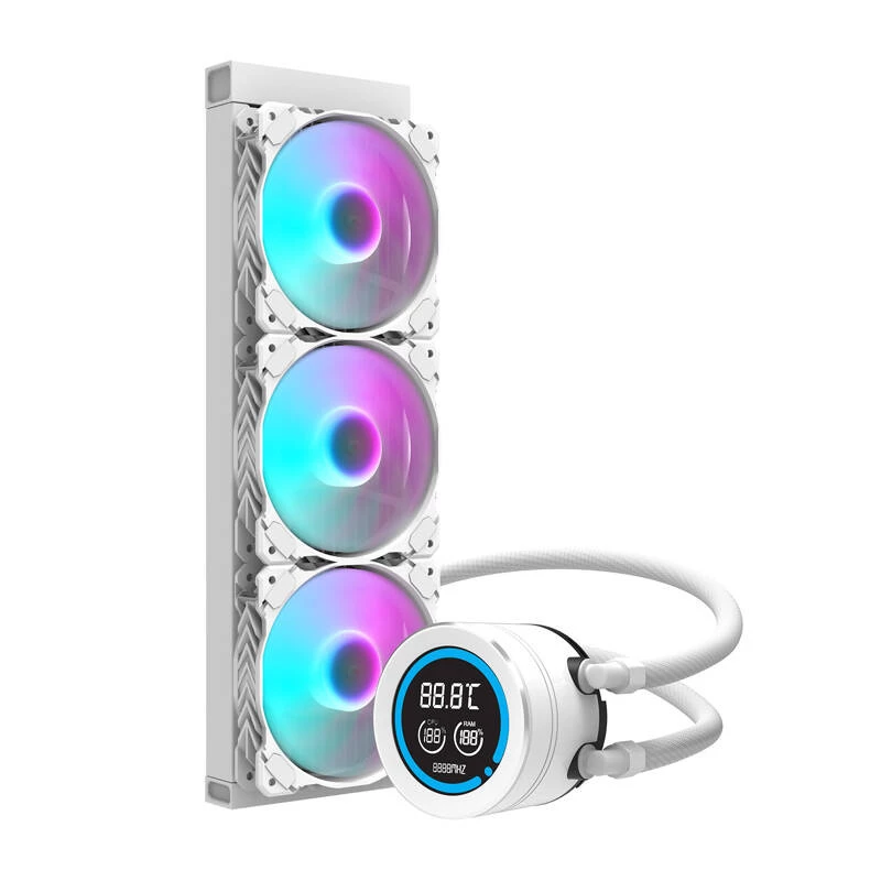 Radiatore per computer 360mm Darkflash DN-D360 WHITE — radiatore di raffreddamento 360mm per raffreddamento a liquido PC