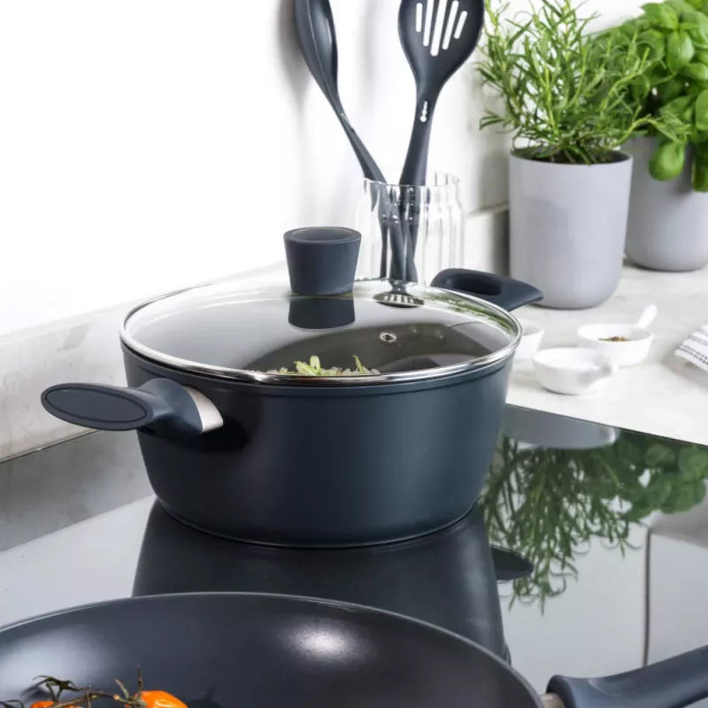 Pentola Salter BW12270EU7 24 cm in acciaio inox, adatta all'induzione, rotonda