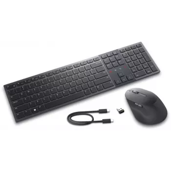 Tastiera e mouse Dell Premier Collaboration KM900 | set tastiera e mouse | wireless | LT | grafite | USB-A | connessione wireless