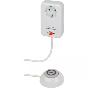 Brennenstuhl Eco-Line Comfort Switch Adapter multipresa (1508220), 1 presa, 1,5 m