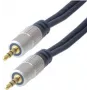 shiverpeaks sp-PROFESSIONAL cavo audio 1,5 m 3,5 mm blu - cromato (SP30812)