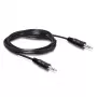 Cavo audio SBOX 3.5-3.5-M/M-2 2m nero