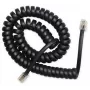 Cavo a spirale RJ10/4P4C/2m/nero