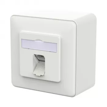 METZ CONNECT 130D370027-I E-DAT C6A IDC AP bianco traffico (130D370027-I)