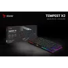 Tastiera meccanica RGB Tempest X2 Outemu Blue Savio Savgk-tempest X2 Bl