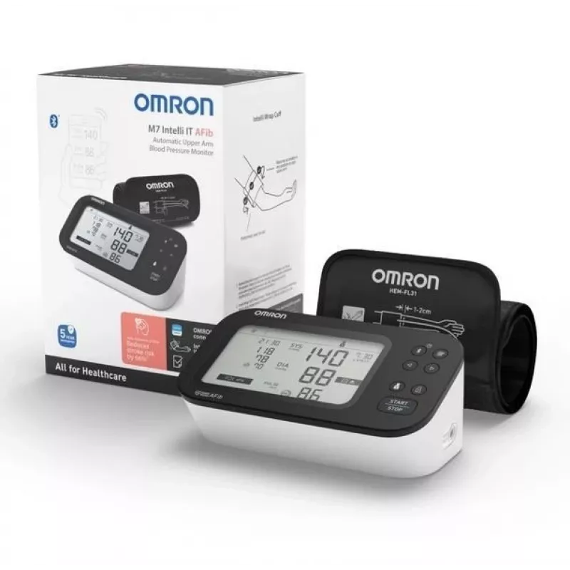 Omron M7 Intelli IT misuratore di pressione da braccio, automatico, 2 utenti