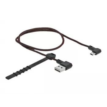 Cavo USB DeLOCK EASY-USB 2.0 Type-A a Micro-B connettore maschio 0,5 m nero