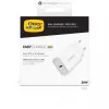 Caricabatterie da parete OTTERBOX 30W USB-C PD bianco — uscita 30W, singolo connettore USB-C