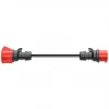 Adattatore per Gemini flex 22 kW CEE rosso trifase 32A > CEE rosso 16A nero 30cm