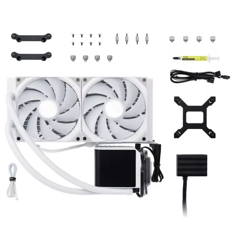 Raffreddamento a liquido ARGB - 280 mm bianco