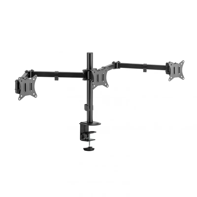 Supporto per monitor SBOX LCD-352/3-2 per schermi 13–27 pollici, 3 bracci, max 9 kg per braccio, VESA 100x100