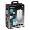 Mouse gaming wireless DEFENDER Pandora White – ambidestro, 3200 DPI, 6 tasti, programmabile, ottico, USB