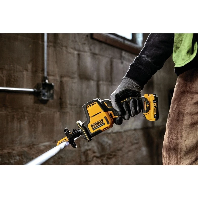 DeWALT DCS312D2-QW Seghetto alternativo 2800 cpm nero, giallo