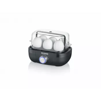 Cuociuova Severin 420W, per max. 6 uova EK 3166 nero (EK3166)