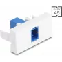 DELOCK modulo patch panel SC simplex blu/bianco 45° Easy 90896