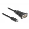 Adattatore DeLOCK USB Type-C a RS-232 D-Sub 9 poli maschio 0,25 m