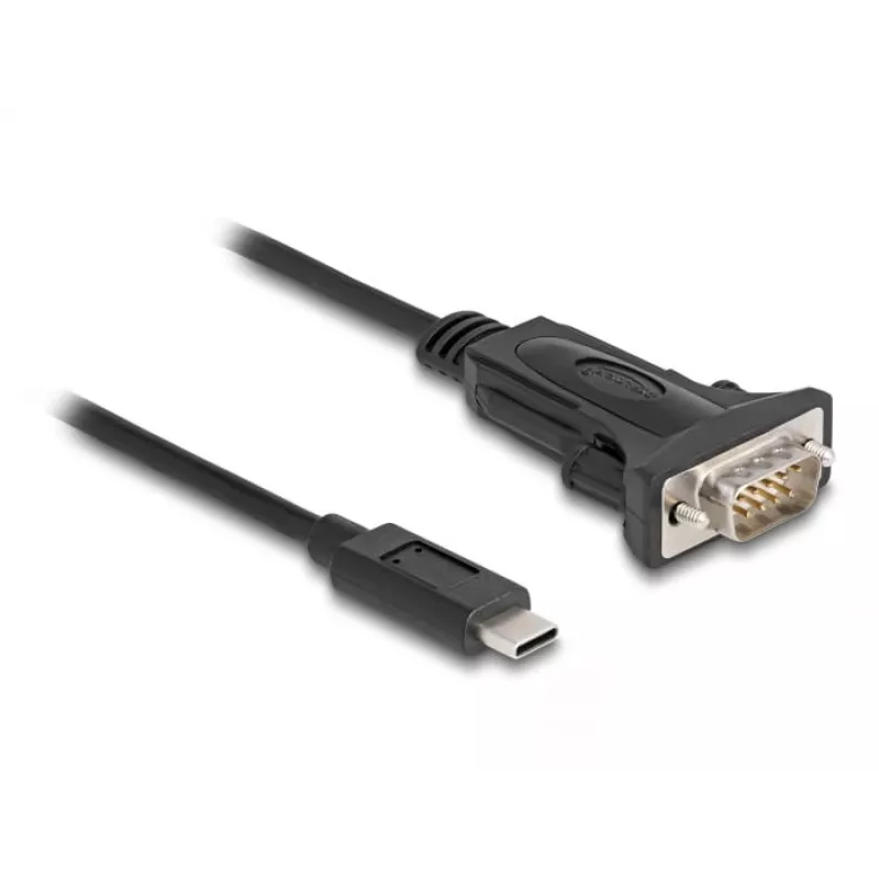 Adattatore DeLOCK USB Type-C a RS-232 D-Sub 9 poli maschio 0,25 m