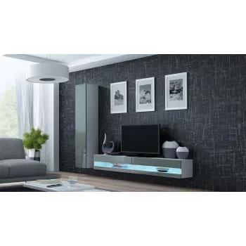 Cama supporto TV VIGO new 30/180/40 bianco/grigio lucido