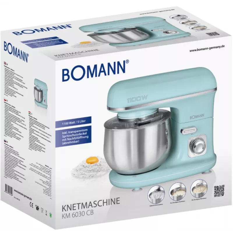 Robot da cucina Bomann KM 6030 CB 1100 W 5 L color menta