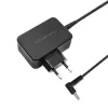 Qoltec 51033 alimentatore per ultrabook HP, 45 W, 19,5 V, 2,31 A, 4,5x3,0 mm + pin, per interni, nero