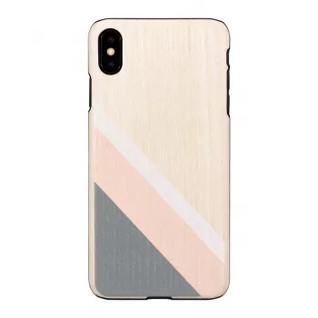 Custodia per smartphone man and wood per iPhone XS Max – abito rosa, nero