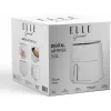 Friggitrice ad aria Elle EKAFP501WHEU 5 L, bianca — compatta da tavolo per frittura senza olio
