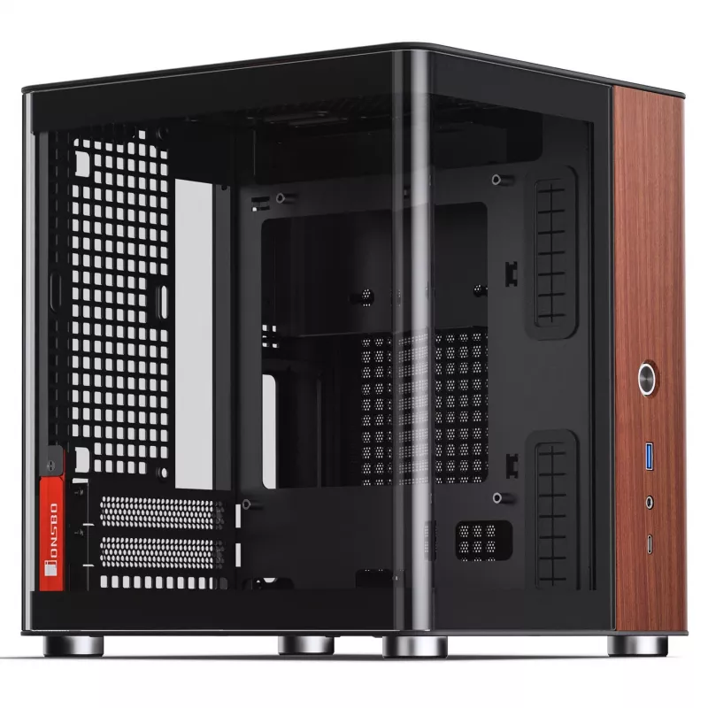 Case PC Jonsbo TK-0, Mini-Tower, Mini-ITX, nero