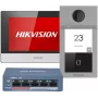 Videocitofono Hikvision DS-KIS604-S(C) 2 MP 17,8 cm (7