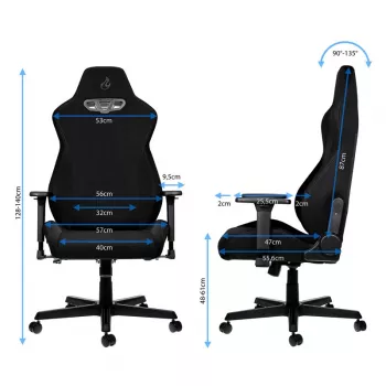 Nitro Concepts S300 Sedia gaming - Stealth nero