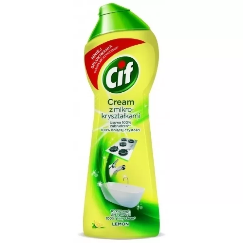 CIF Lemon crema detergente abrasiva, 500 ml