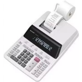Calcolatrice da tavolo con stampante Sharp CS-2635LW, grigio chiaro, modello SH-CS2635LW
