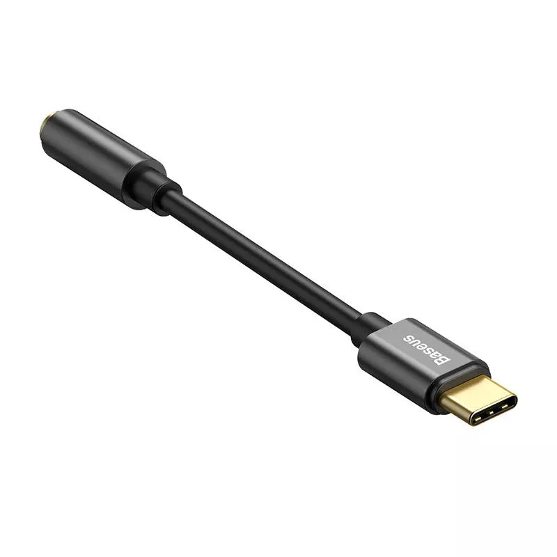 Adattatore per cavo Baseus CATL54-01 Type-C a 3,5 mm, nero