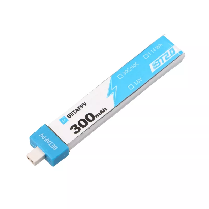 Set batterie ricaricabili per droni BetaFPV BT2.0 1S 300mAh confezione da 8, 3,8V