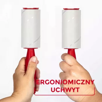 Strumento per la cura dei vestiti VILEDA 173390 — rullo adesivo per peli di animali, larghezza 52 mm, altezza 250 mm, impugnatura ergonomica