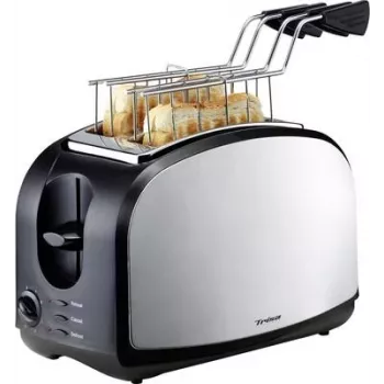 Trisa Crispy Snack tostapane acciaio inox, nero (7361.4212)